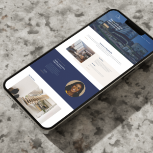 Megalopolis Website Mockup- Cellphone